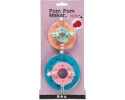 Pom Pom maker, d: 3,5 - 8,5 cm, 4 assorti