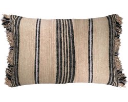 Pomax - Kussens - RAIA - katoen - L 60 x W 40 cm – Beige