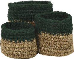 pomax nourio jute manden set van 3