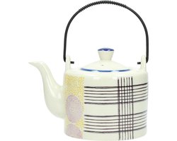 Pomax - Theepot - Mitsuko - 16,5x12x12 cm - Porselein