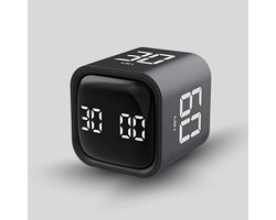 Pomodoro Dobbel - ADHD focus timer - Pomodoro Techniek Timer - Focus Timer Kubus - Digitale Afteltimer - Roterende Kubustimer - Time Management - Werk, Studie & Thuiswerken - Kookwekker