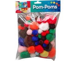 Pompon assorti 100 st.