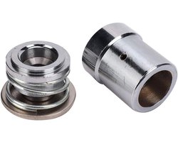 Ponsgereedschap Knopvorm - Stoffen Bekleding - Kleding Maken - Hoogwaardig Metaal - 16L-60L - Zilver