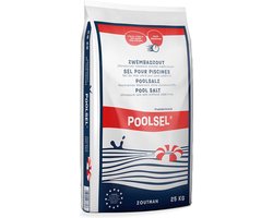 POOLSEL - Zout voor zwembad - 25kg - Zwembadwater - 100% natuurlijk product - EN 16401 type A