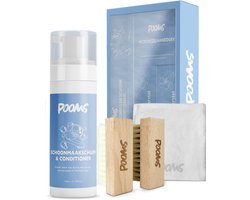 Pooms 4-in-1 Sneaker Cleaner Set - Schoenverzorging - Cleaning Kit - Schoenen - Schoonmaak set - Reinigen - Zonder Water - Geschikt voor alle materialen, Suede, Leer, Stof en Mesh
