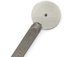 Poot Print Stempel - Dieren Poot Stempel - Metaal Bewerken - Precisie Gesneden Staal - 3mm - Zilver
