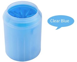 Poot Reiniger Hond - Hondenpoten Reiniger - Poten Schoonmaken Hond - Rubber - Blauw - Maat L