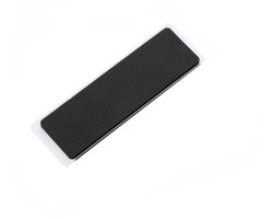 Pootbeschermers - Meubelbeschermer - Vloerbeschermer - Furniture Pads - 4 Stuks - 14,5x4,5CM - Rechthoek - Zwart