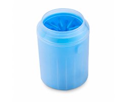 Pootreiniger Hond - Hondenpoot Reiniger - Potenwasser met 360° Zachte Binnenborstel - Modderige Poten Schoonmaken - Compact 9,3 cm - Opening 5,5 cm - Blauw