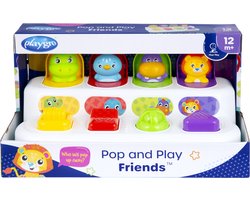 Pop and Play friends- Baby speelgoed - Interactief speelgoed Baby - Educatief speelgoed - Kraam Cadeau- 1 jaar