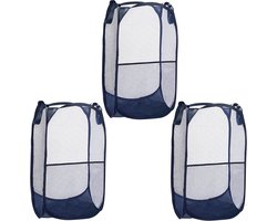 Pop Up Gaas Wasmand - Inklapbaar en Duurzaam - 3 Stuks - Multicolor