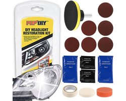 POP'DIY Koplampen Polijst Set - Complete Koplampen Renovatie / Restauratie set - Koplampen Opknappen - Headlight Restauration