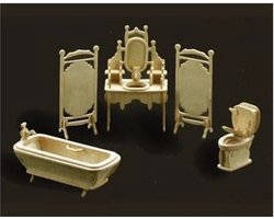 Poppenhuis - Badkamer Meubeltjes