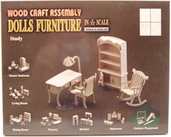 Poppenhuis meubels studeerkamer