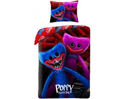 Poppy Playtime dekbedovertrek Are you ready 140 x 200 cm - 70 x 90 cm - katoen