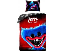 Poppy Playtime dekbedovertrek it's time 140 x 200 cm - 70 x 90 cm - katoen
