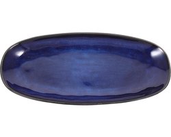 Porselein Diner Schotels - Ovale Serveerschotels - Voorgerechten Vlees Snacks - Thuis Party Blauw