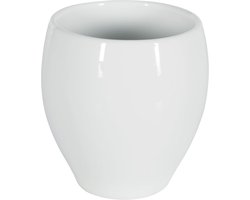 Porseleinen Bali Beker Wit - Stijlvolle Badkameraccessoire