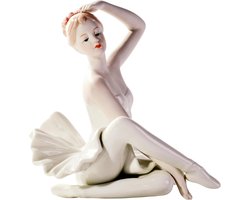 Porseleinen Ballet Beeldjes - Sculptuur en Handwerk voor Thuisdecoratie, Ornamenten en Cadeaus