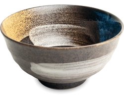 Porseleinen Grijze Kom - Ø17 cm, H9,5 cm