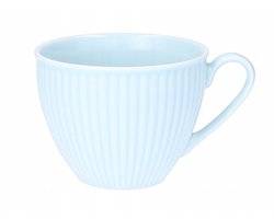 Porseleinen Kop en Schotel 320ml - Blauw, Dalia Poezja