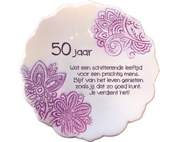 Porseleinen magneet "50 Jaar"