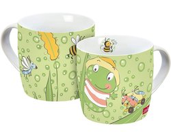 Porseleinen Mok met Kikkerdesign - 250 ml - Geschikt voor Kinderen