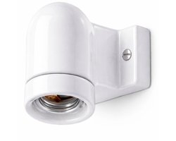 Porseleinen Wandlamp E27 Glazuur Wit