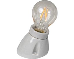 Porseleinen wandlamp Vintage Oblique grijs - 05-FK8819-99