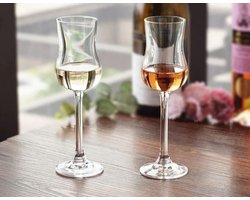 Port - grappa - schnaps - likeur- glaasje Colibri - Bohemia kristal - set 6 stuks