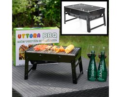 Portable Houtskool BBQ - Barbecue - Inklapbaar - Barbecue Houtskool - Tafel Grill - Camping - Strand - Festival - Park