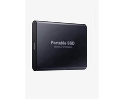 Portable SSD – Externe SSD - 1TB opslag – Zwarte SSD – inclusief USB C kabel – USB 3.1 – draagbare SSD – SSD harde schijf – externe harde schijf 1TB – SSD voor laptop – geschikt voor Windows, Mac en Android