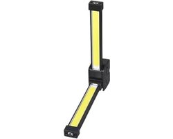 Poseerlamp, handige oplaadbare werklamp, 7-traps dimbaar, waterdicht met haak, opvouwbare zaklamp, geschikt voor podiumoptredens, fitness, fotografie, thuis, bodybuilding