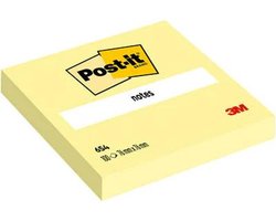 Post-It Notes | 100 vel | ft 76 x 76 mm | geel | pak van 12 blokken
