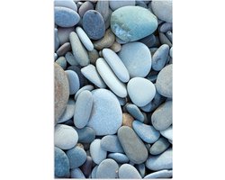Poster 20x30 cm - Zen stenen - Natuur - Strand - Posters - Wanddecoratie badkamer - Muurdecoratie WC - Decoratieve accessoires - Toilet muur decoratie