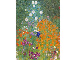 Poster Bauerngarten - Schilderij Gustav Klimt - Large 70x50 - Bloemen - Planten
