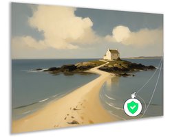 Poster - Decoratie woonkamer - Landschappen - Strand - Accessoires hal - Muurdecoratie slaapkamer volwassenen - Woondecoratie - Kust - 120x80 cm