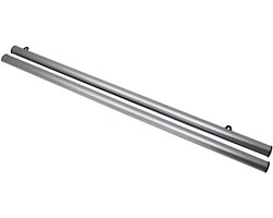 Poster frame - Poster ophangsysteem - Muurdecoratie Ophangen - Aluminium vouwstrips - 40 cm - Zilver