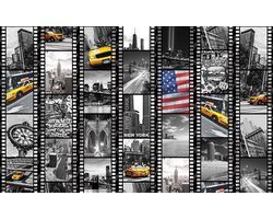 Poster | Geel , Zwart | 104 x 70,5 cm