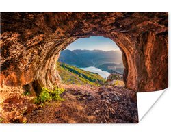 Poster Grot - Berg - Landschap - Natuur - 60x40 cm