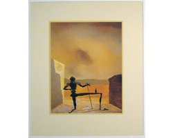 Poster in dubbel passe-partout - Salvador Dali - Lo spettro di Vermeer - 50 x 60 cm