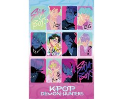 Poster K-Pop Demon Hunters - Light and Dark 61x91,5cm