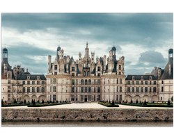 Poster – Kasteel van Chambord - Frankrijk  - 90x60cm Foto op Posterpapier