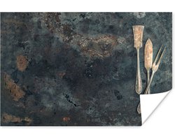 Poster Keukengerei - Keukengereedschap - Vintage - Landelijk - 60x40 cm