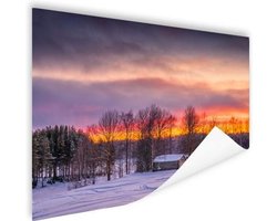 Poster Schemering Laagland in Zweden - 60x40 cm