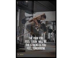 Poster The Strength - 50x70cm - Poster met Tekst