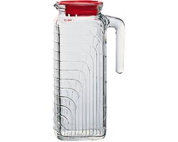 Pot met Deksel en Doseringdispenser Bormioli Rocco Gelo Transparant Glas 1,2 L