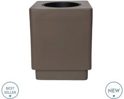 Pot Pattaya - taupe - Vase the world - Vierkant - Ø38 x H46 cm