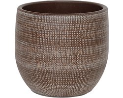 Pot tokio d39h36cm bruin