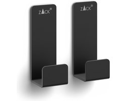 Potes Handdoekhaak 5,5cm Set/2 | Zwart | Staal